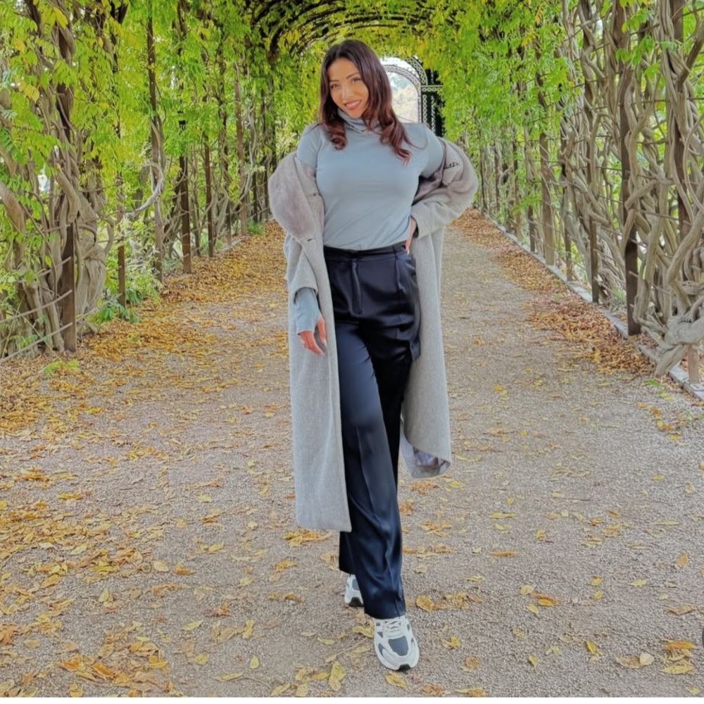 MARELLA Dark Blue Wide Leg Pants